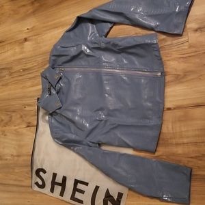 Never worn Shein blue- grey jacket size small